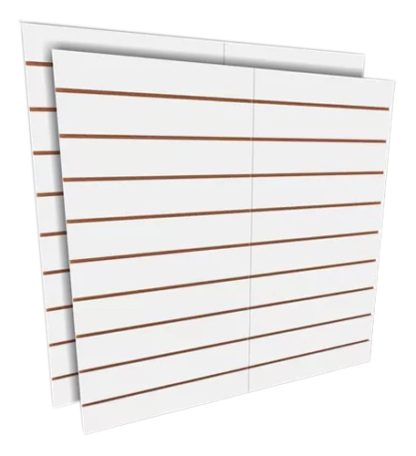 MDF Canaletado Branco